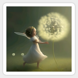 angel outdoor camping Sticker